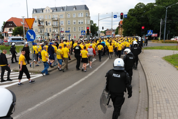 Kibice Motoru Lublin już w Elblągu - zobacz zdjęcia. Transmisja LIVE meczuKibice Motoru Lublin już w Elblągu - zobacz zdjęcia. T